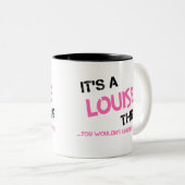 Tasse 2 Couleurs Louise Thing Vous ne comprendriez pas (Devant droit)