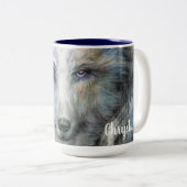 Tasse 2 Couleurs Loup (Devant droit)