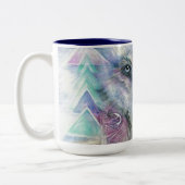 Tasse 2 Couleurs Loup (Gauche)