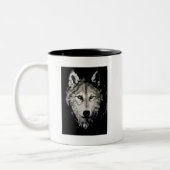 Tasse 2 Couleurs Loup (Gauche)