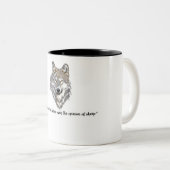 Tasse 2 Couleurs loup (Devant droit)