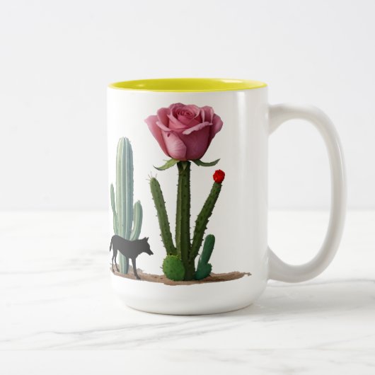 Tasse 2 Couleurs Loup8 : (Droit)