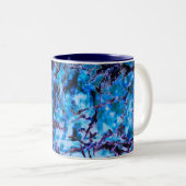 Tasse 2 Couleurs Loup bleu mystique (Devant droit)