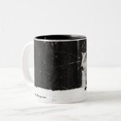 Tasse 2 Couleurs Loup de Neige (Devant gauche)