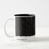 Tasse 2 Couleurs Loup de Neige (Gauche)