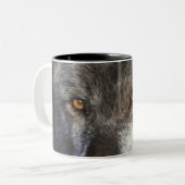 Tasse 2 Couleurs Loup (lupus de Canis) (Devant gauche)