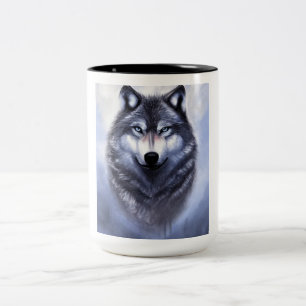 Tasse 2 Couleurs Loup solitaire