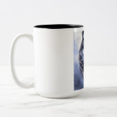 Tasse 2 Couleurs Loup solitaire (Gauche)