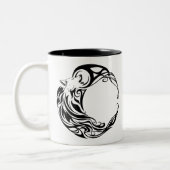 Tasse 2 Couleurs Loup tribal (Gauche)
