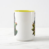 Tasse 2 Couleurs Loup trois (Centre)