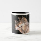 Tasse 2 Couleurs Loups gris (Centre)