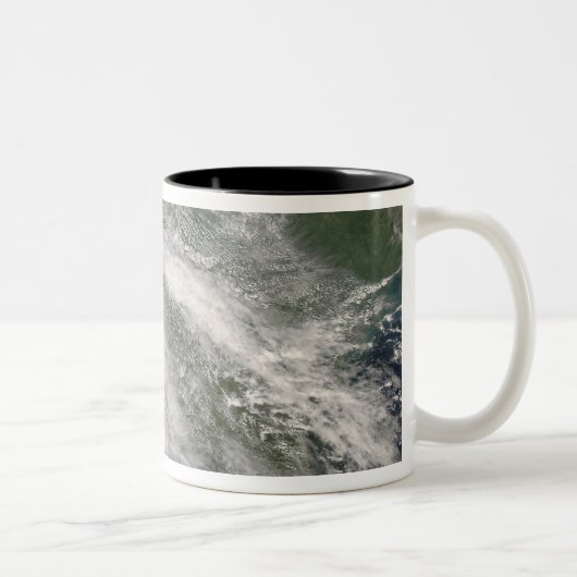 Tasse 2 Couleurs L'ouragan Gustav sur la Louisiane (Droit)