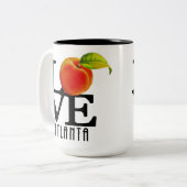 Tasse 2 Couleurs LOVE Atlanta Georgia 15oz (Devant gauche)