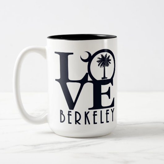 Tasse 2 Couleurs LOVE Berkeley SC 15oz (Gauche)