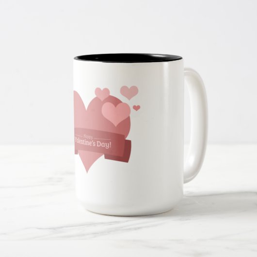 Tasse 2 Couleurs "Love Brew" (Devant droit)