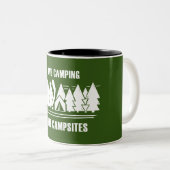 Tasse 2 Couleurs Love Camping, Campings Hate (Devant droit)