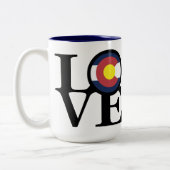 Tasse 2 Couleurs LOVE Colorado 15oz (Gauche)