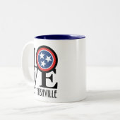 Tasse 2 Couleurs LOVE East Nashville 11oz (Devant gauche)