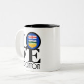 Tasse 2 Couleurs LOVE Edmonton 11oz (Devant gauche)