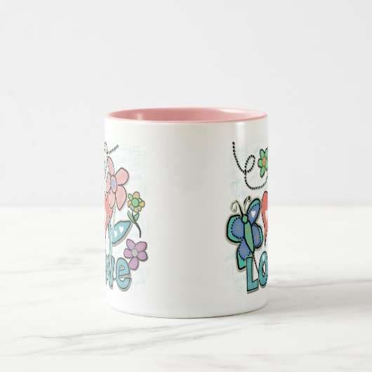 Tasse 2 Couleurs Love Garden (Centre)