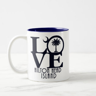 Tasse 2 Couleurs LOVE Hilton Head Island 11oz