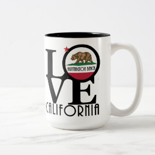Tasse 2 Couleurs LOVE Huntington Beach 15oz