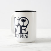 Tasse 2 Couleurs LOVE Isle of Palms 15oz (Devant gauche)