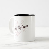 Tasse 2 Couleurs Love Laugh Play Canasta Red (Devant gauche)