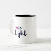 TASSE 2 COULEURS LOVE & LIGHT-HANOUKKA (Devant gauche)