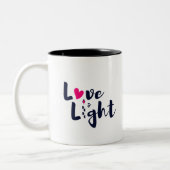 TASSE 2 COULEURS LOVE & LIGHT-HANOUKKA (Gauche)