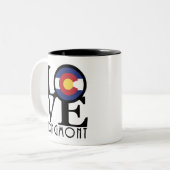 Tasse 2 Couleurs LOVE Longmont 11oz (Devant gauche)