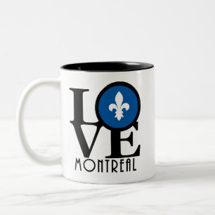 Tasse 2 Couleurs LOVE Montréal Québec 11oz