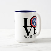 Tasse 2 Couleurs LOVE Mount Juliet 15oz (Devant droit)