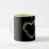 Tasse 2 Couleurs Love Pickleball Femmes (Devant gauche)