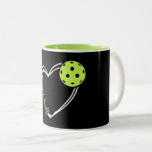 Tasse 2 Couleurs Love Pickleball Femmes (Devant droit)