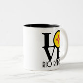 Tasse 2 Couleurs LOVE Rio Rancho 11oz (Devant droit)