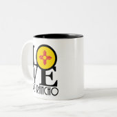 Tasse 2 Couleurs LOVE Rio Rancho 11oz (Devant gauche)