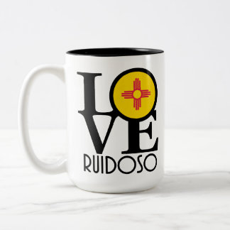 Tasse 2 Couleurs LOVE Ruidoso, NM 15oz