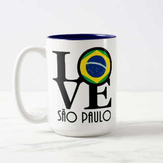 Tasse 2 Couleurs LOVE São Paulo 15oz