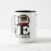 Tasse 2 Couleurs LOVE Sausalito 15oz (Devant gauche)