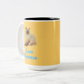 Tasse 2 Couleurs Love Siamese Cats (Devant gauche)