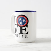 Tasse 2 Couleurs LOVE Spring Hill 15oz (Devant gauche)