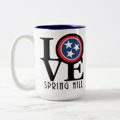 Tasse 2 Couleurs LOVE Spring Hill 15oz (Gauche)