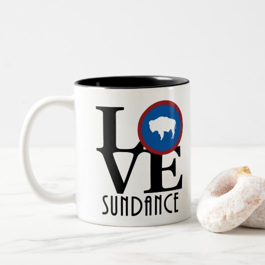 Tasse 2 Couleurs LOVE Sundance 11oz (Avec donut)