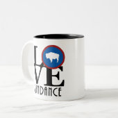 Tasse 2 Couleurs LOVE Sundance 11oz (Devant gauche)