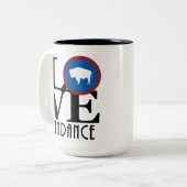 Tasse 2 Couleurs LOVE Sundance Wyoming 15oz (Devant gauche)