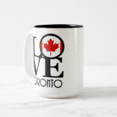 Tasse 2 Couleurs LOVE Toronto 15oz (Devant gauche)