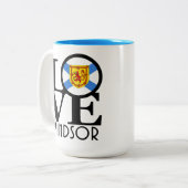 Tasse 2 Couleurs LOVE Windsor NS 15oz (Devant gauche)