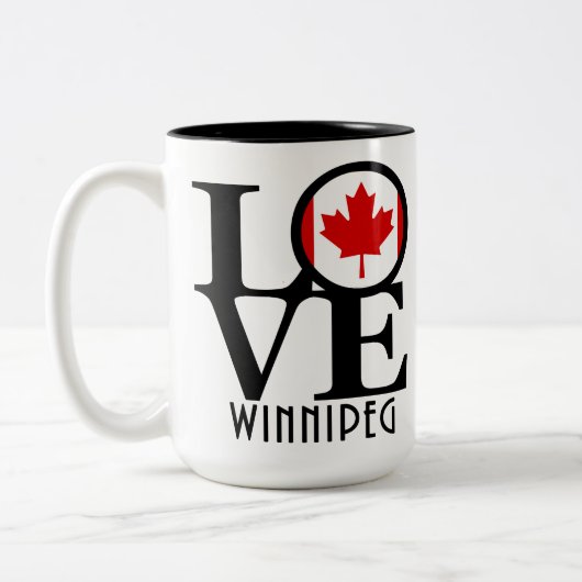 Tasse 2 Couleurs LOVE Winipeg 15oz (Gauche)