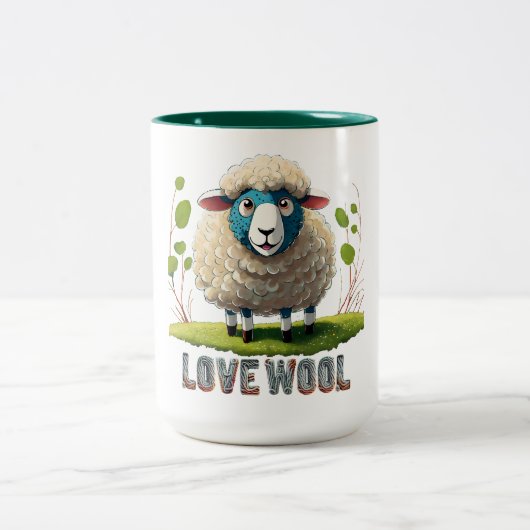 Tasse 2 Couleurs Love Wool (Centre)
